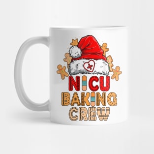 NICU Nurse Merry Christmas Gingerbread Nurse Baking Crew Holiday Mug